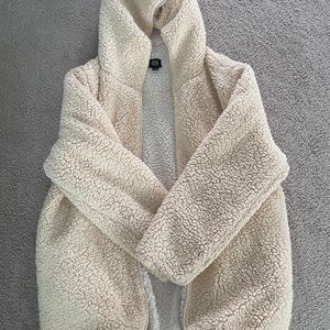 BDG Carmella Reversible Hooded Teddy Jacket